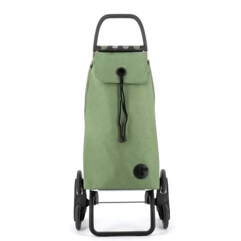 Poussettes De Marché-ROLSER IMAX TWEED Poussette de marché Chariot de courses  6 roues pliable Vert