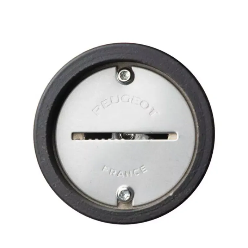 Moulins À Épices-PEUGEOT ISEN Moulin à Muscade Bois et inox à manivelle 15 cm Noir mat