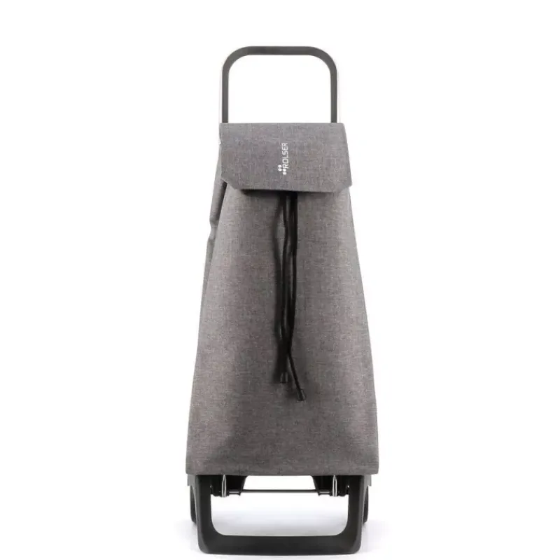 Poussettes De Marché-ROLSER JET TWEED Poussette de marché Chariot de courses 2 roues Gris