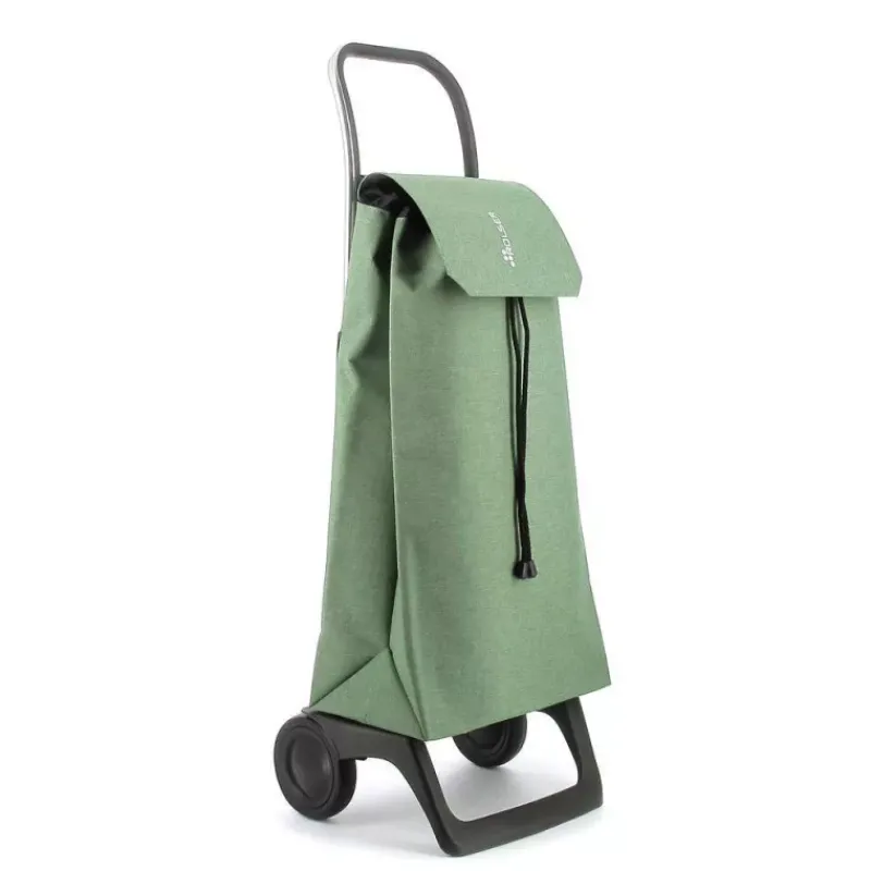 Poussettes De Marché-ROLSER JET TWEED Poussette de marché Chariot de courses 2 roues Vert