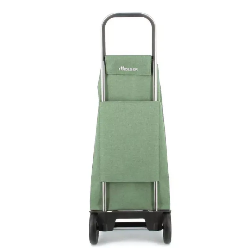 Poussettes De Marché-ROLSER JET TWEED Poussette de marché Chariot de courses 2 roues Vert