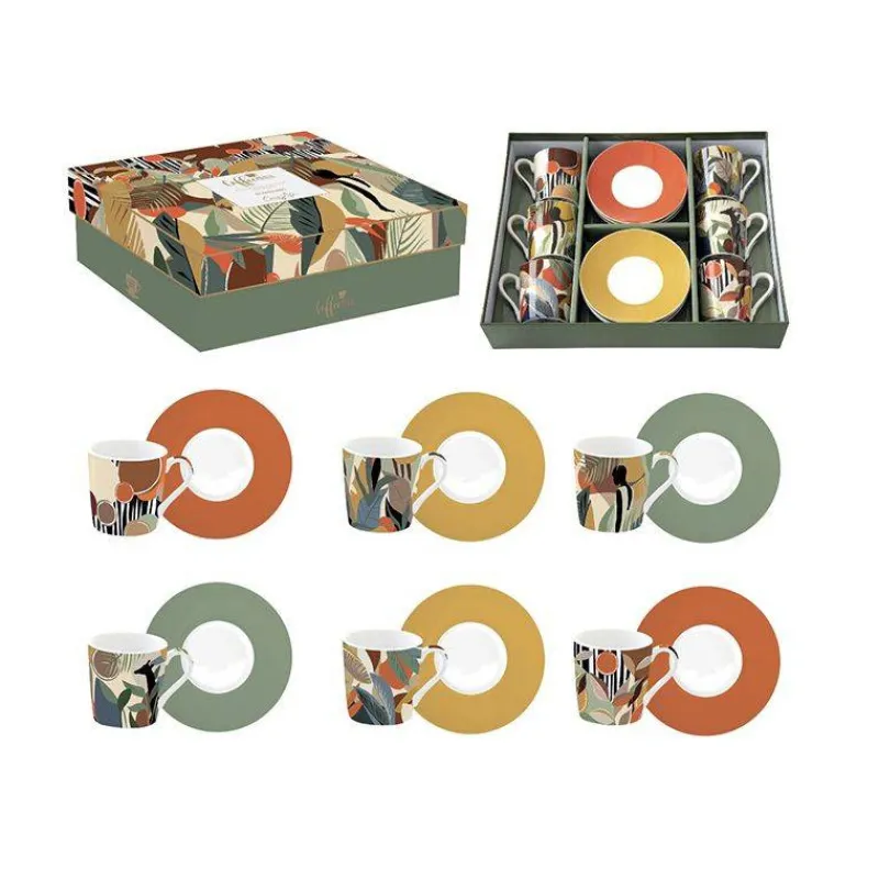 Tasses Expresso-Easy Life KILIMANJARO Tasse café Expresso Porcelaine - les 6  SC