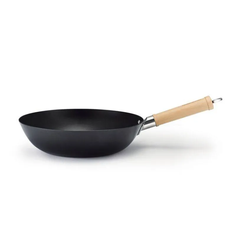 Woks Revêtements Anti-adhérents | Woks En Acier-BEKA KITCHEN FUN Bali  Wok induction acier revêtu D28 SC