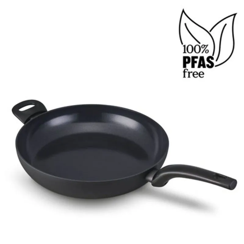 Poêles Avec Revêtement Céramique-BEKA KURO Poêle en Fonte d'Aluminium Revêtement Céramique anti-adhérent D32 cm