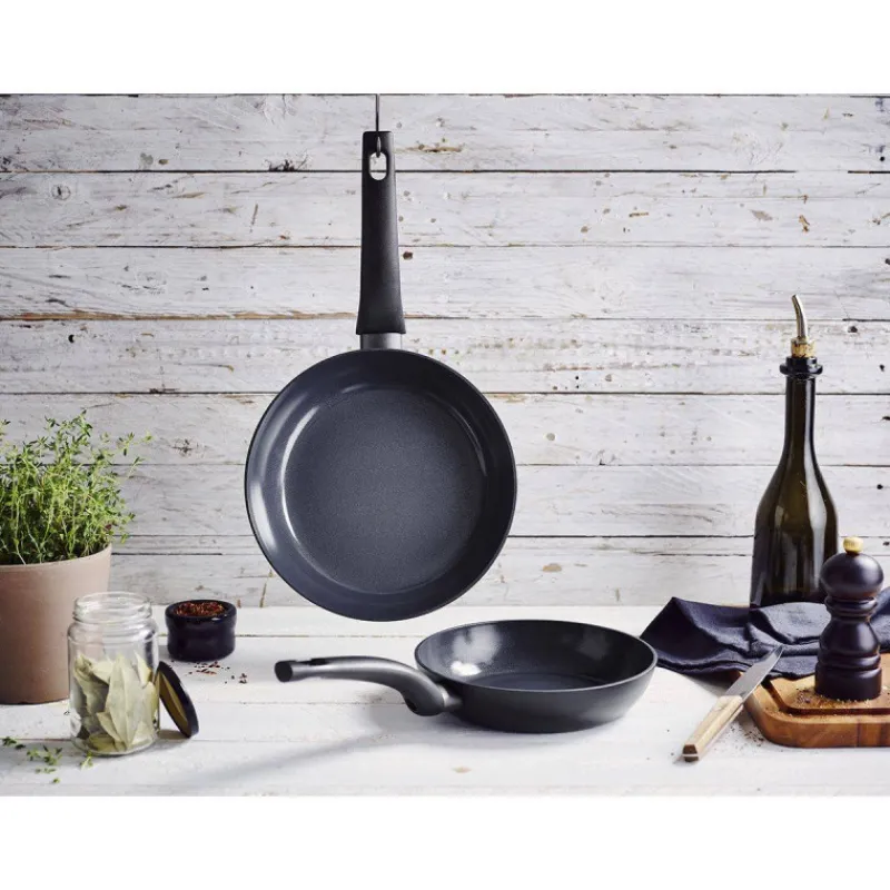 Poêles Avec Revêtement Céramique-BEKA KURO Poêle en Fonte d'Aluminium Revêtement Céramique anti-adhérent D30 cm