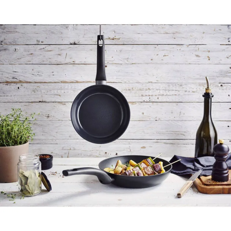 Poêles Avec Revêtement Céramique-BEKA KURO Poêle en Fonte d'Aluminium Revêtement Céramique anti-adhérent D30 cm