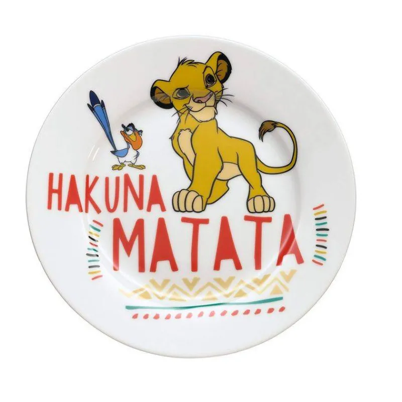 Ensembles Pour Enfants-WMF Le Roi Lion Ensemble de Table Enfant - 6 pièces Assiette bol et couverts inox