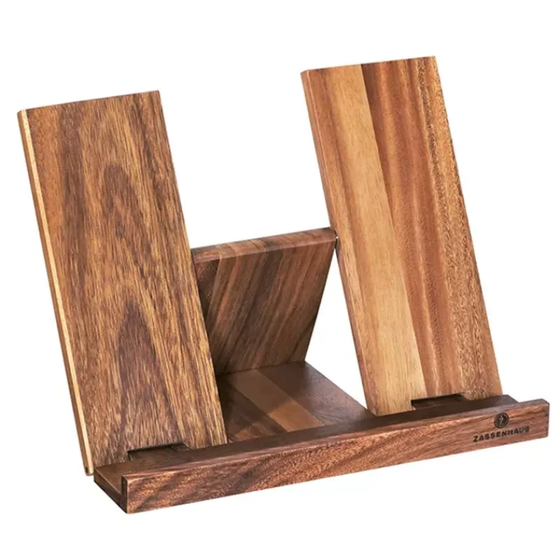 Lutrins-ZASSENHAUS Lutrin Porte livres de recettes Pliable Tablette en bois