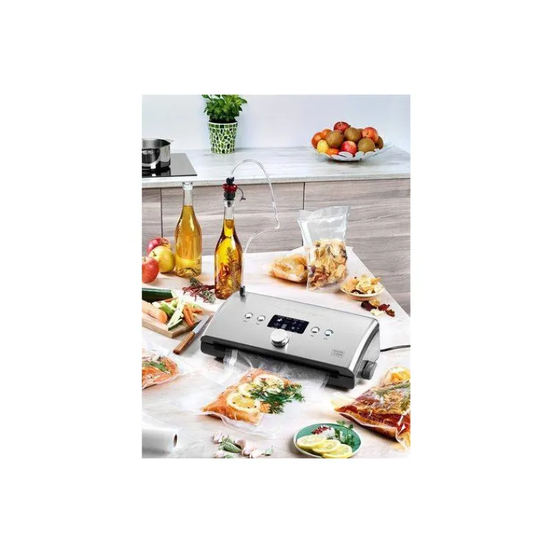 Conservation Sous-vide | Machines Sous Vide-Riviera&Bar Machine électrique appareil à emballer sous vide d´air + dateur Riviera et bar