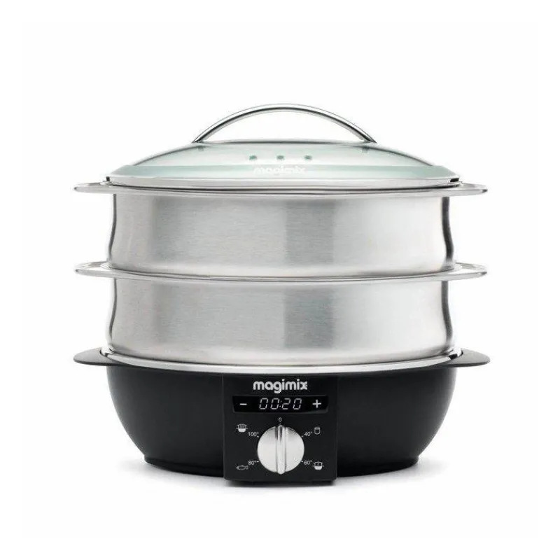 Accessoires & Pièces Détachées Robots-MAGIMIX Couvercle Verre Inox Ovale pour Cuit-Vapeur