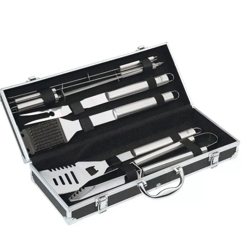 Ustensiles Et Accessoires Bbq Planchas Grills | Barbecues-KUCHENPROFI Malette d´accessoires Barbecue et Plancha en inox