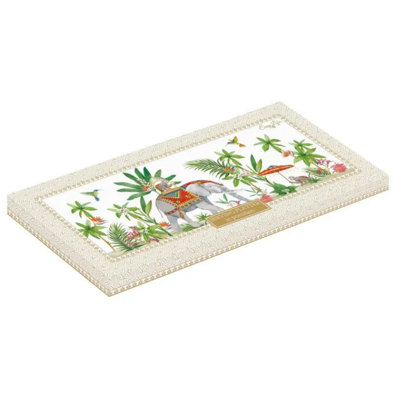 Plats Ovales-Easy Life MARAJAH Plat de service ovale en Porcelaine L 33.5 cm EASYLIFE