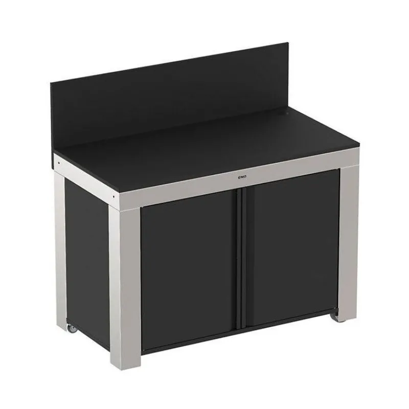 Dessertes Roulantes-ENO Meuble plancha Desserte Mobile Inox Table Acier FELIX 120 x 60
