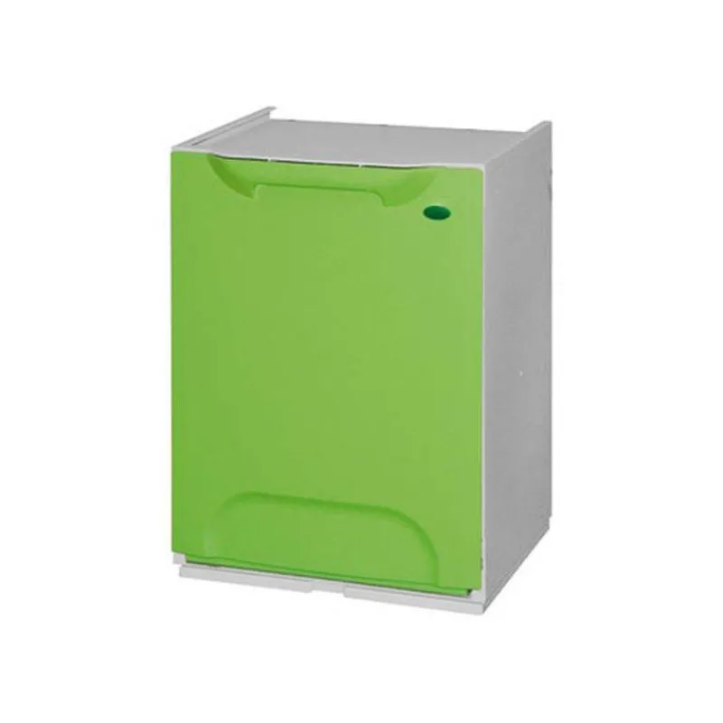 Poubelles De Tri Sélectif-DUETT Meuble Poubelle de cuisine tri sélectif Vert    SC