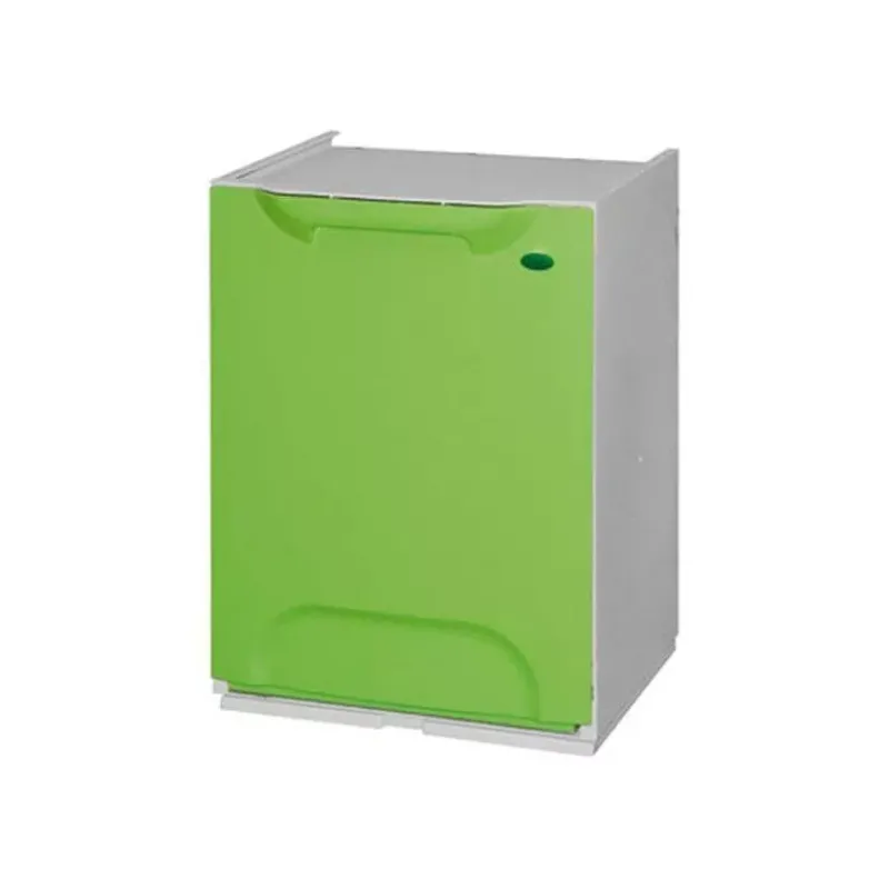 Poubelles De Tri Sélectif-DUETT Meuble Poubelle de cuisine tri sélectif Vert    SC