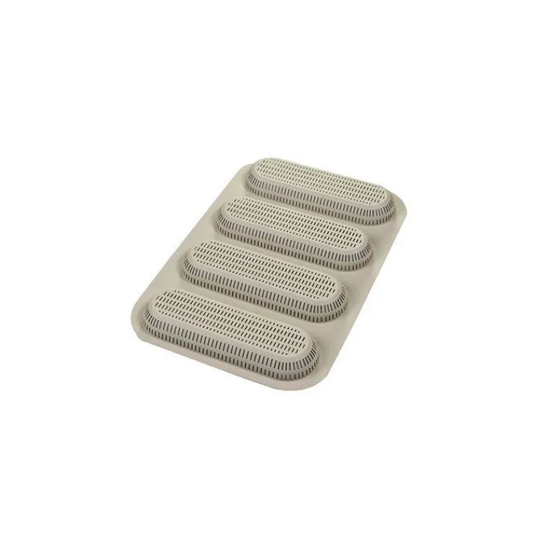 Moules Silikomart | Moules À Gâteaux Silicone-SilikoMart MINI BAGUETTE BREAD Moule 4  mini baguettes en silicone SC