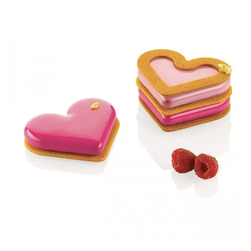 Thème Saint Valentin | Moules Silikomart-SilikoMart MINI LOVE STORY Moule en silicone  avec emporte-pièce 3Design