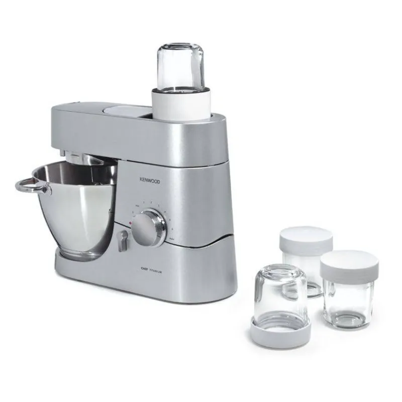 Accessoires & Pièces Détachées Robots-KENWOOD Mini Mixeur + 4 Mini-cuves avec couvercles pour robots Chef et Major