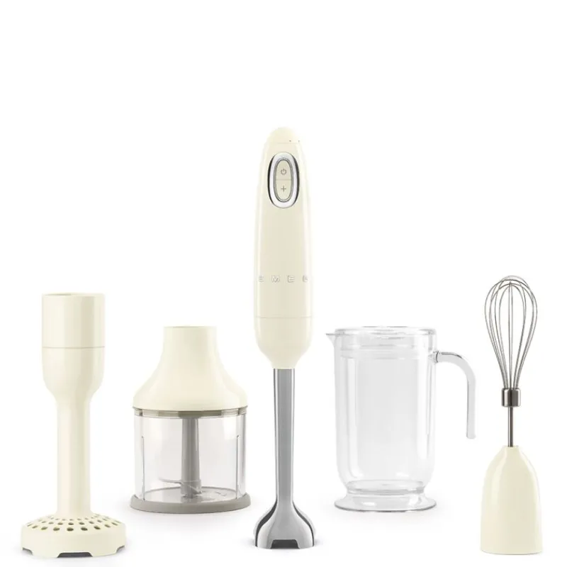 Mixeurs Plongeants-SMEG Mixeur Plongeant avec accessoires Années 50 Creme