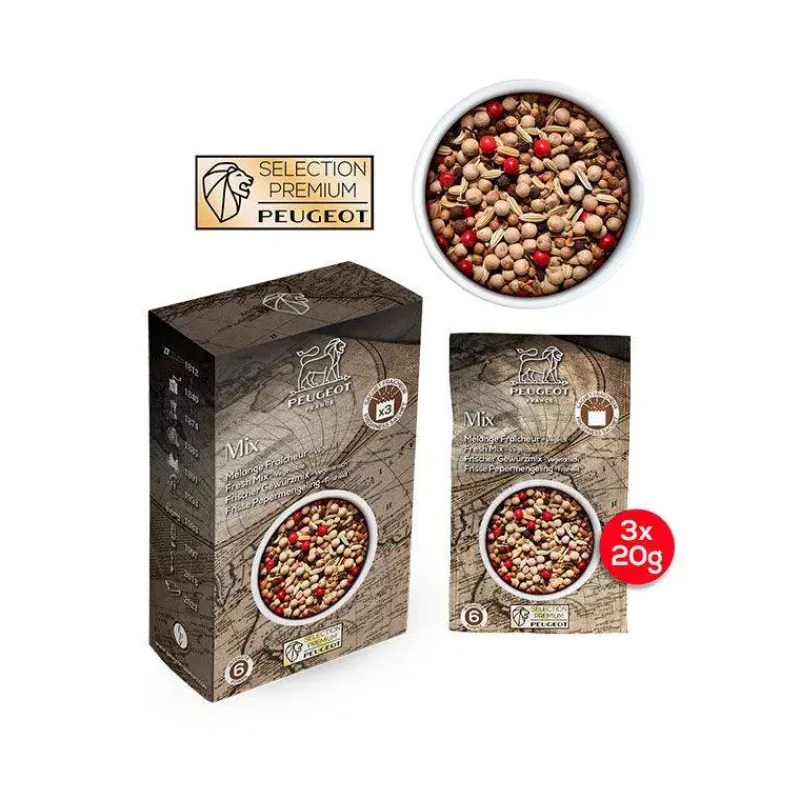 Epices-PEUGEOT Mélange Fraîcheur Poivres et épices 60 g