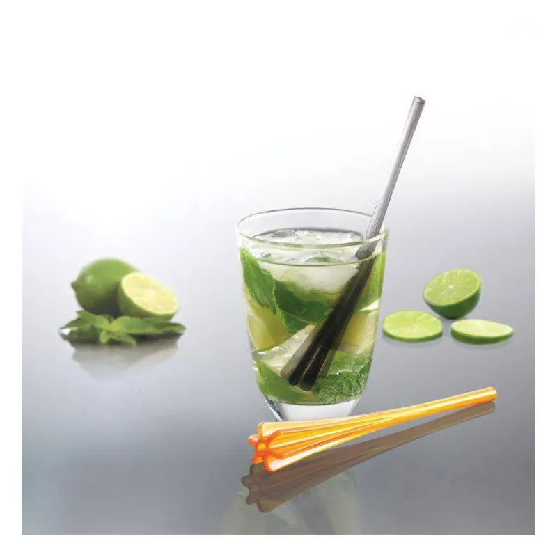 Pilons-MASTRAD Mélangeur Pilon Paille Cocktails Coloris assortis - Les 6