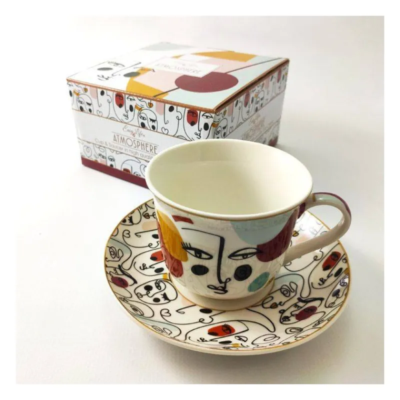 Tasses-Easy Life MODERNISM Tasse à Déjeuner Porcelaine Fine