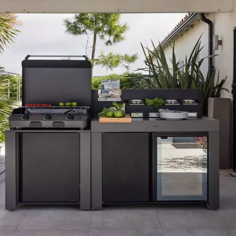Cuisine Extérieure-ENO MODULO Cuisine Extérieur élément Réfrigérateur 75 L à encastrer dans meuble MODULO Félix