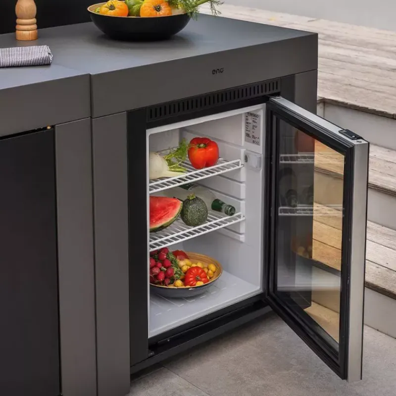Cuisine Extérieure-ENO MODULO Cuisine Extérieur élément Réfrigérateur 75 L à encastrer dans meuble MODULO Standard/Master