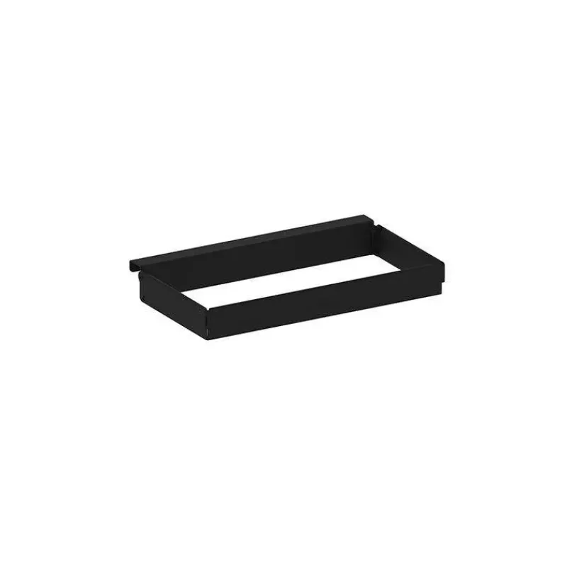 Cuisine Extérieure-ENO MODULO Cuisine extérieure Support Sac Poubelle Acier Noir