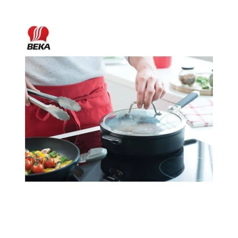 Sauteuses Revêtements Anti-adhérents | Sauteuses En Fonte Aluminium-BEKA MODULO EVOLUTION Sauteuse Amovible Fonte aluminium revêtu   D28 SC