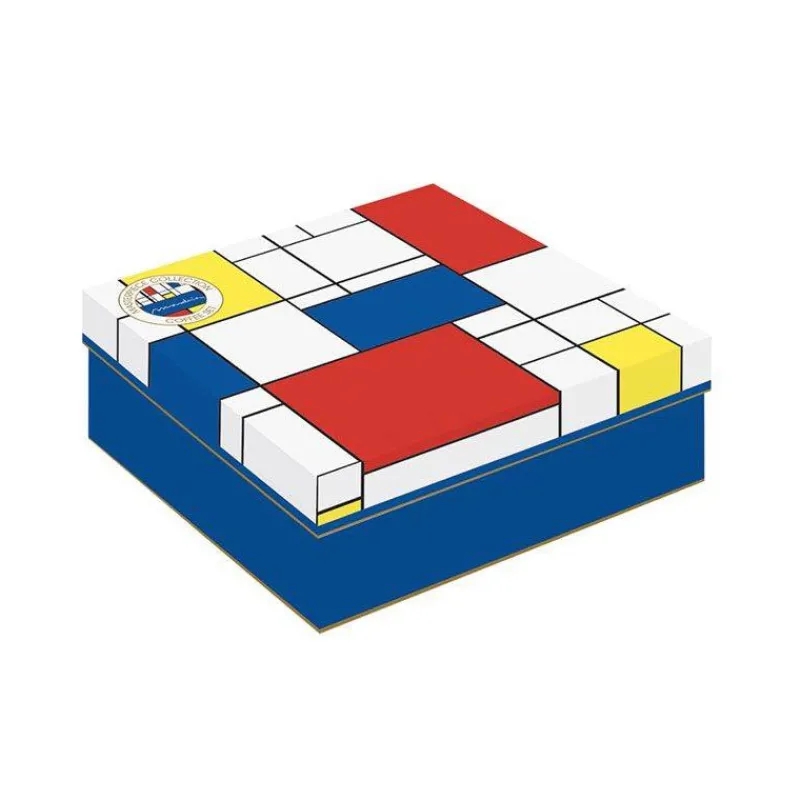 Tasses-Easy Life MONDRIAN Coffret Paire Tasse Café Expresso Porcelaine EASYLIFE - Les 2