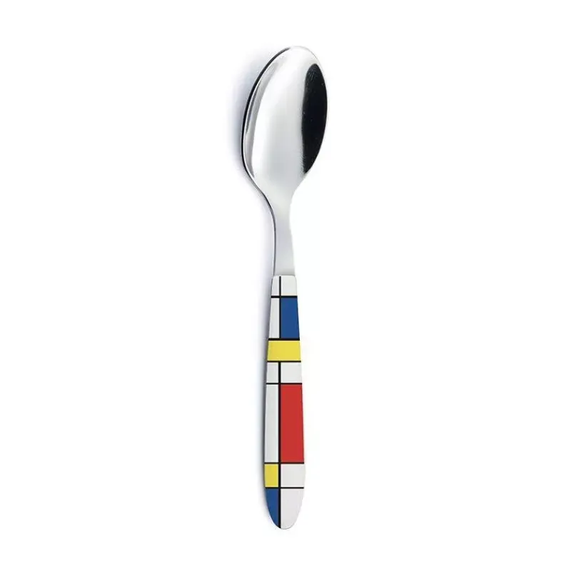 Cuillères De Table-Easy Life MONDRIAN Cuillère de table inox avec poignée décorée