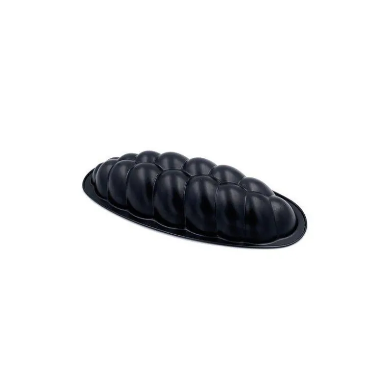 Moules De Forme Spéciale-Patisse Moule à brioche tressée anti adhésif Gris