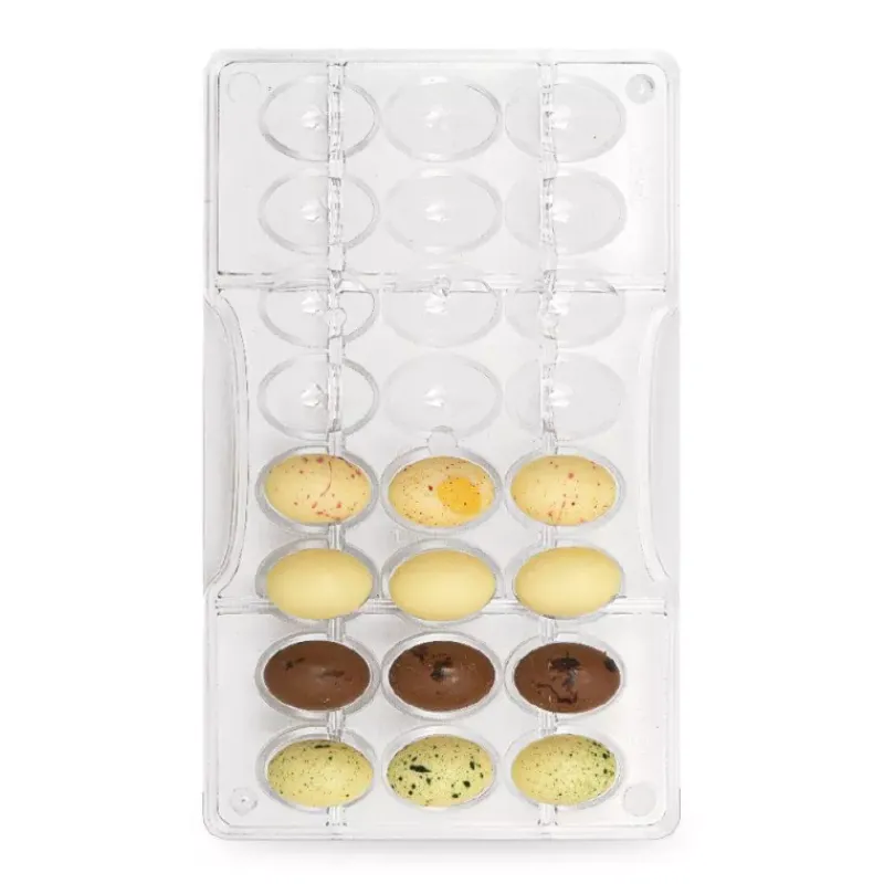 Moules À Chocolat-Decora Moule Oeuf en polycarbonate x 24 cavités 130 g