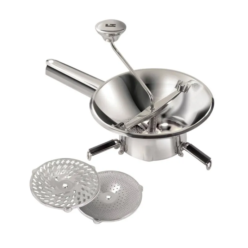Moulins À Légumes-La Bonne GRAINE Moulin à légumes Purée Coulis ménager Inox D20 cm