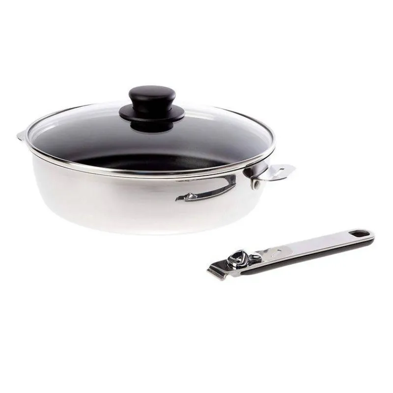 Sauteuses Revêtements Anti-adhérents | Sauteuses Amovibles-BEKA MOVE ON "K" Sauteuse amovible D24  revêtues avec couvercle + 1 Poignée