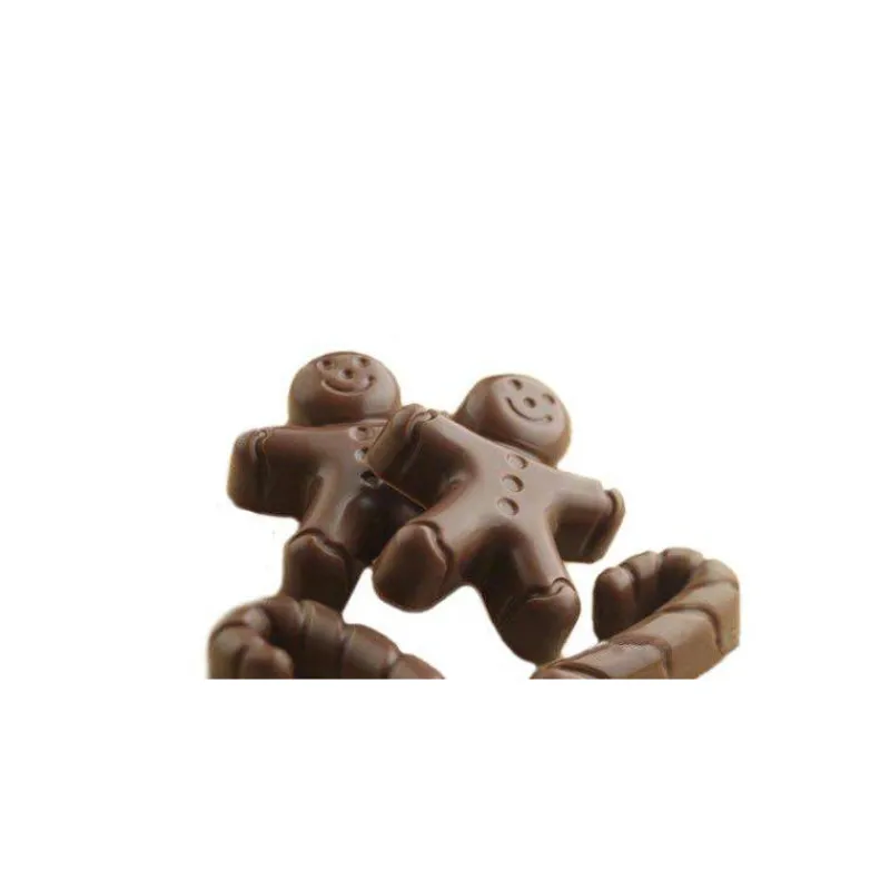 Thème Noël | Moules Silikomart-SilikoMart MR.GINGER Moule Décoration Chocolat Noël en silicone