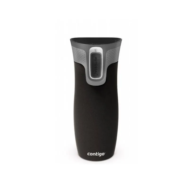 Gourdes Isothermes Et Mugs-Contigo Mug isotherme acier WESTLOOP NOIR MAT 470 ml