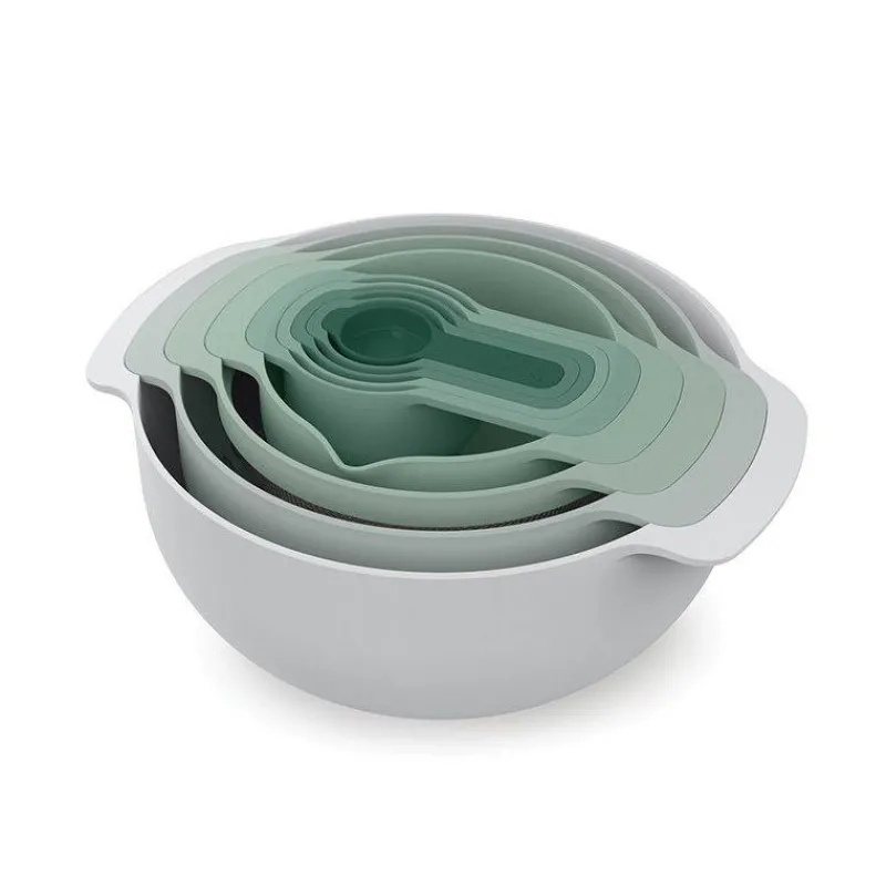Culs De Poule Pâtisserie | Culs De Poule-Joseph Joseph NEST 9 Plus - 9 Récipients bols cul poule emboitables - OPALE  SC