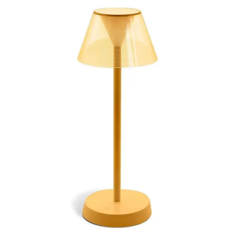 Accessoires De Décoration-WD Lifestyle NEW YORK Lampe rechargeable de table sans fil Jaune Moutarde