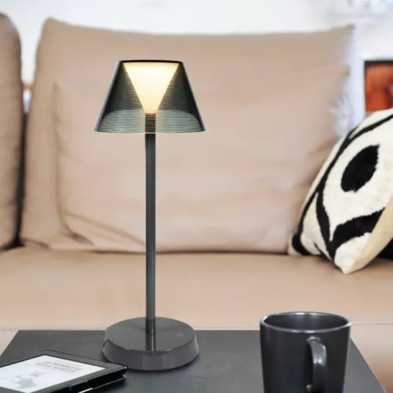 Accessoires De Décoration-WD Lifestyle NEW YORK Lampe rechargeable de table sans fil Jaune Moutarde