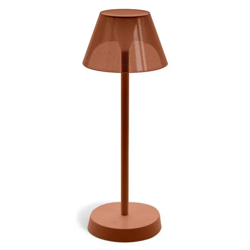 Accessoires De Décoration-WD Lifestyle NEW YORK Lampe rechargeable de table sans fil Marron