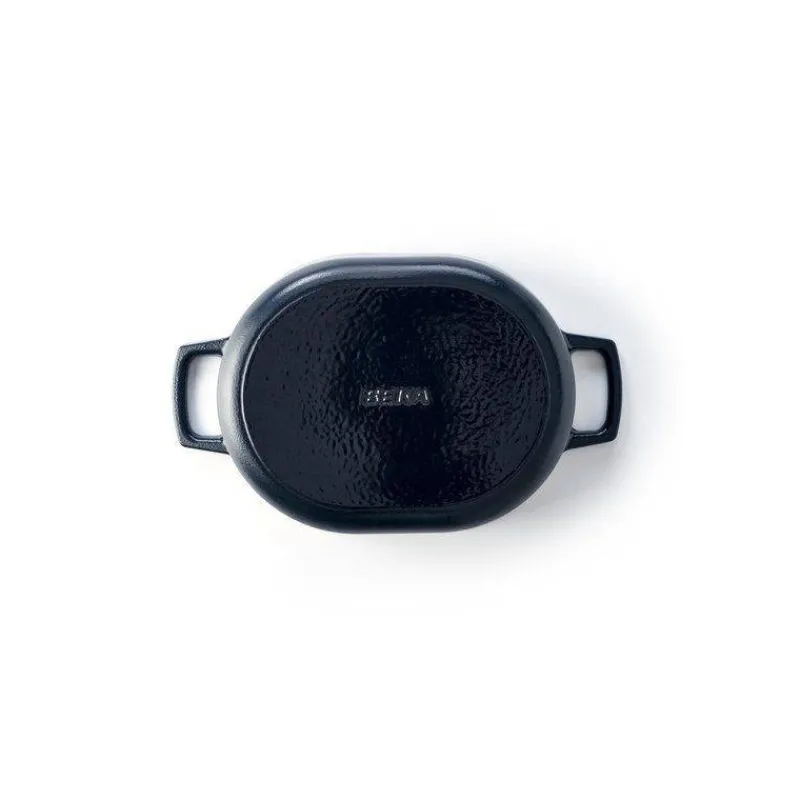 Cocottes En Fonte Traditionnelle-BEKA NORI Cocotte en fonte Emaillée Ovale Noir 31 cm
