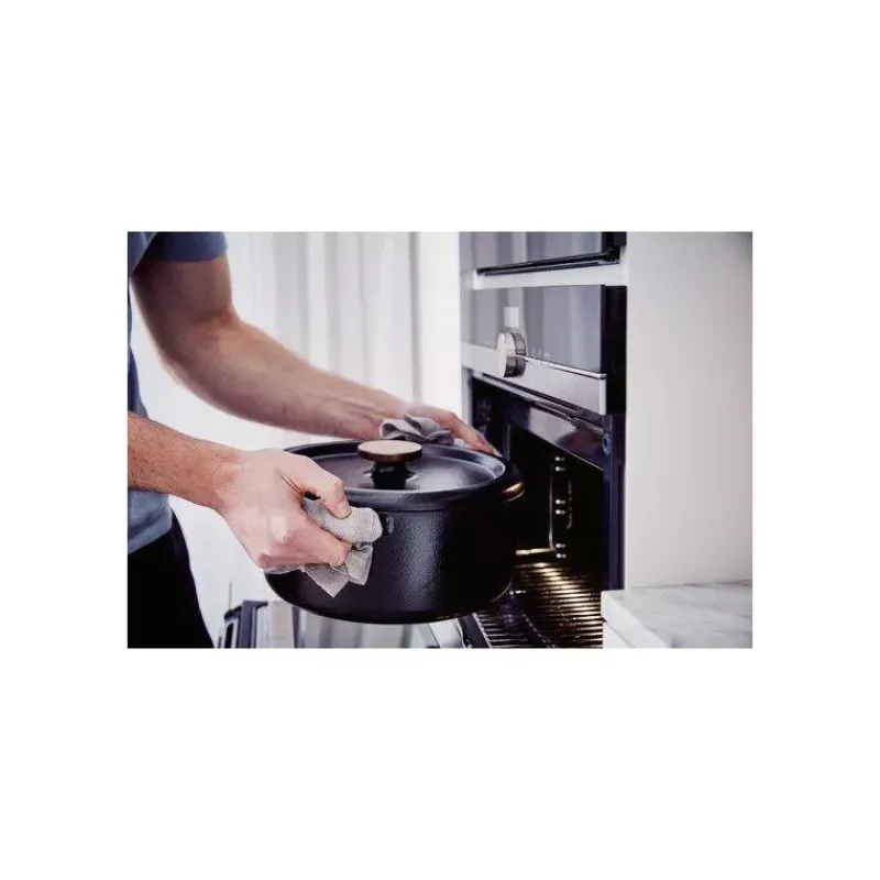 Cocottes En Fonte Traditionnelle-BEKA NORI Cocotte en fonte Emaillée Ronde Noir D30