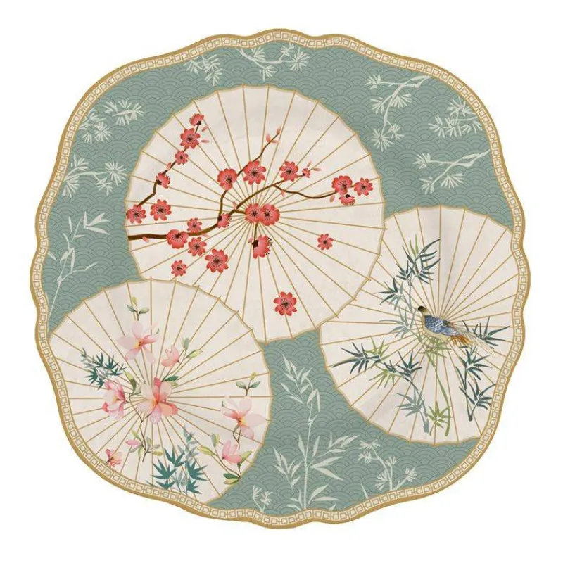 Assiettes À Desserts-Easy Life Oriental Dreams Assiette à dessert en Porcelaine EASYLIFE D20