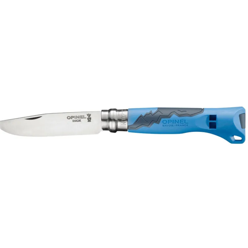 Couteaux De Poche | Couteaux Fermants-OPINEL OUTDOOR Junior couteau fermant n°7  Mer / Montagne Soft Touch Bleu
