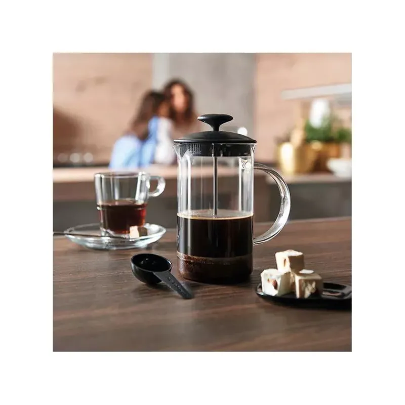 Théières, Cafetières Et Accessoires-LEONARDO Pack Cafetière à piston 5 Tasses et Pot de conservation PEBBLY