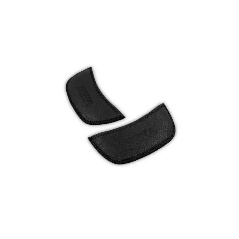 Gants Et Maniques-BEKA Paire de couvre poignées isolante en Cuir noir pour cocotte en fonte NORI