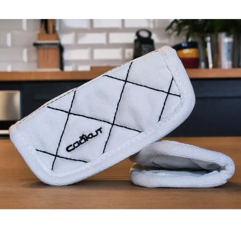 L'incroyable Cocotte Cookut-COOKUT Paire de Maniques en Coton pour L´incroyable Cocotte - Polaire