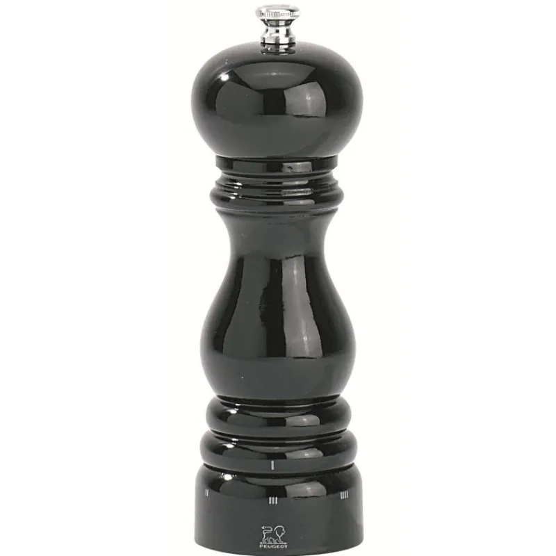 Moulins À Sel | Moulins À Poivre Peugeot-PEUGEOT PARIS Moulin à Poivre Bois U'SELECT 22 cm Laqué Noir